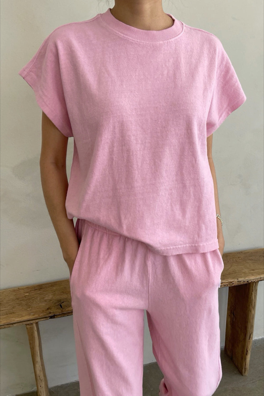 Jeana Tee - Powder Pink