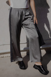 Gray Frankie Stripe Pant