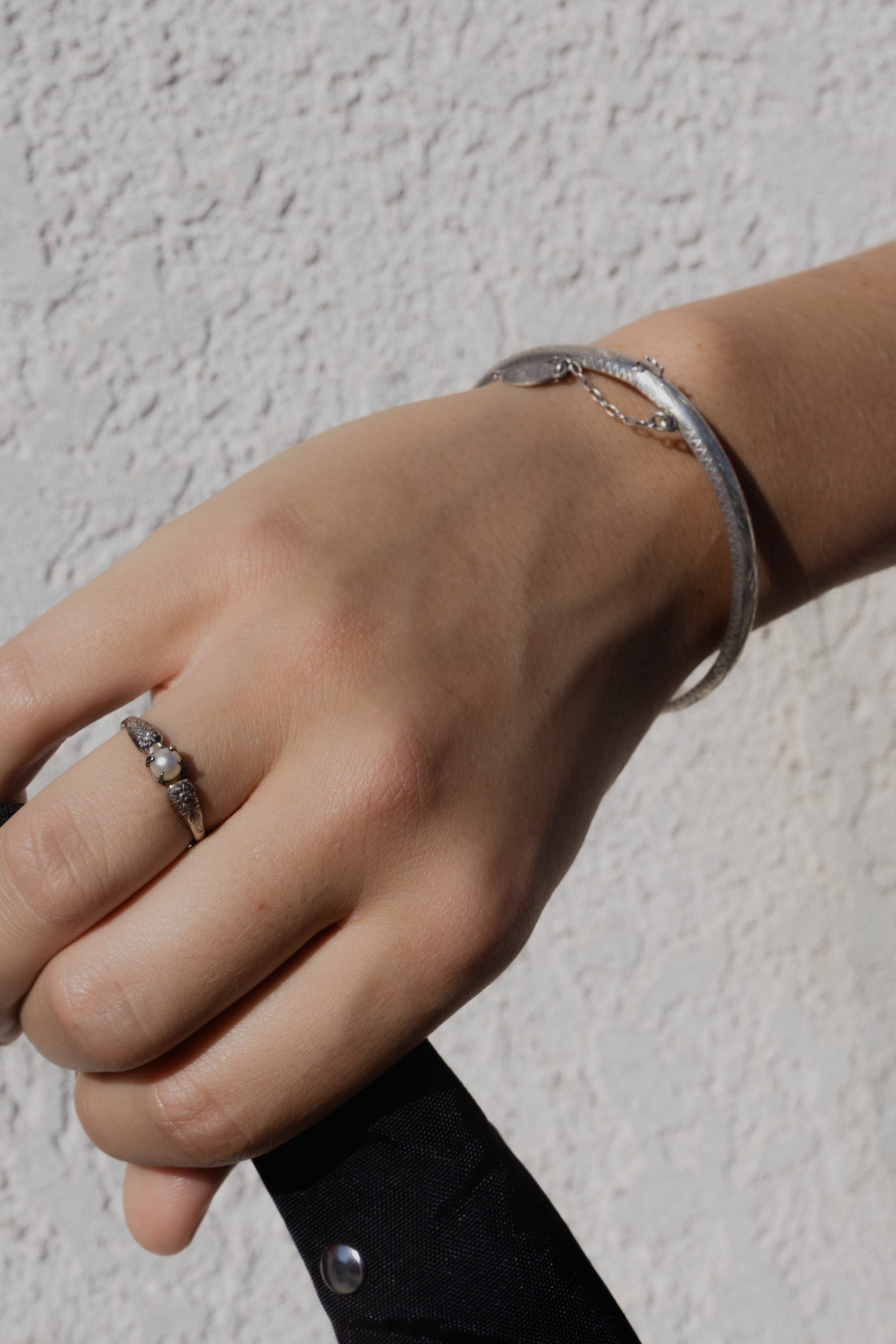 Silver Pearl Ring