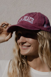 Burgundy LB Varsity Hat