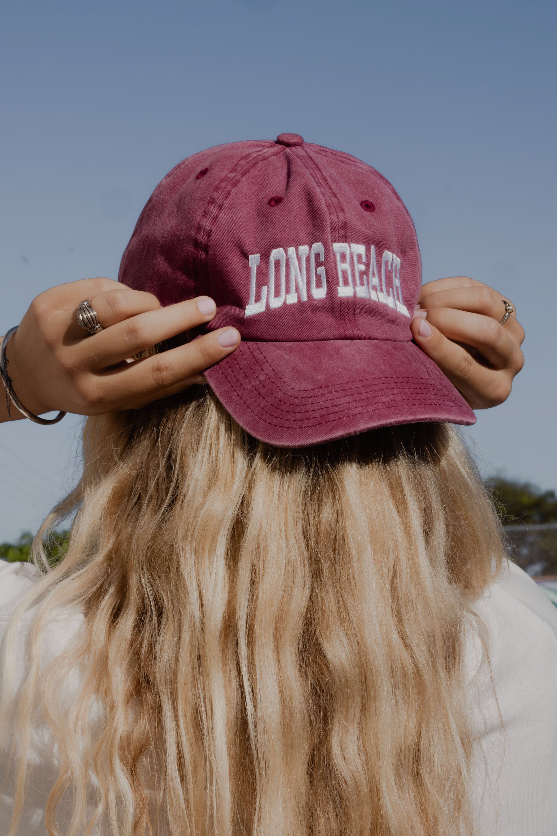 Burgundy LB Varsity Hat