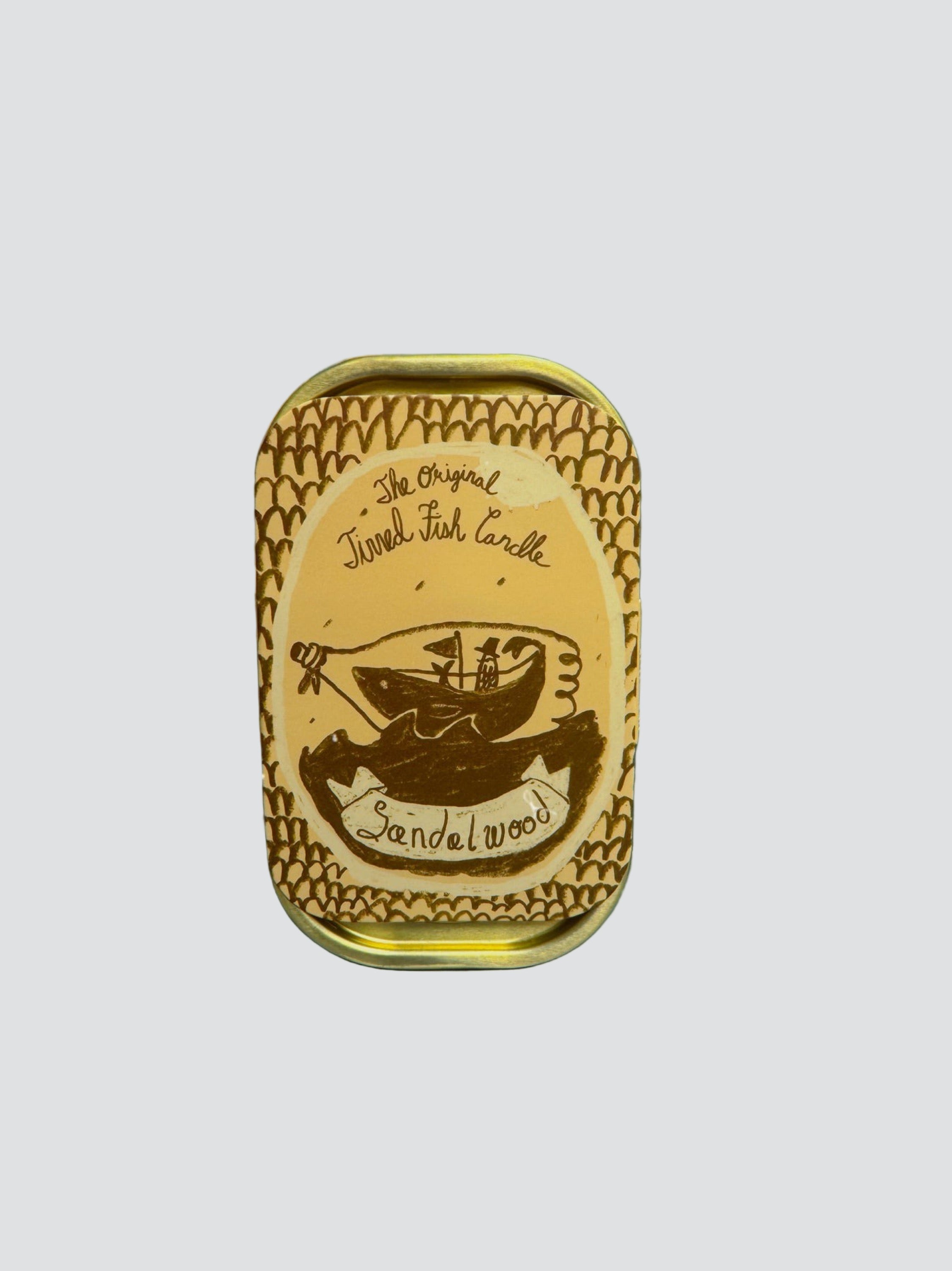 Sandalwood Tinned Fish Candle