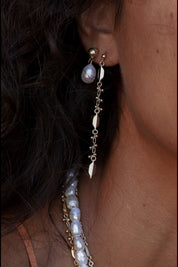 Gold La Mer Earrings