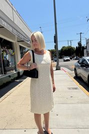 Creme Handmade Lace Dress