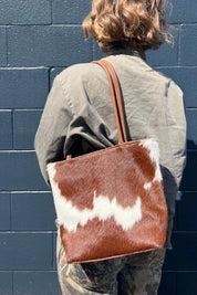 Cow Print Tiny Tote