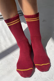 Cardinal Boyfriend Socks