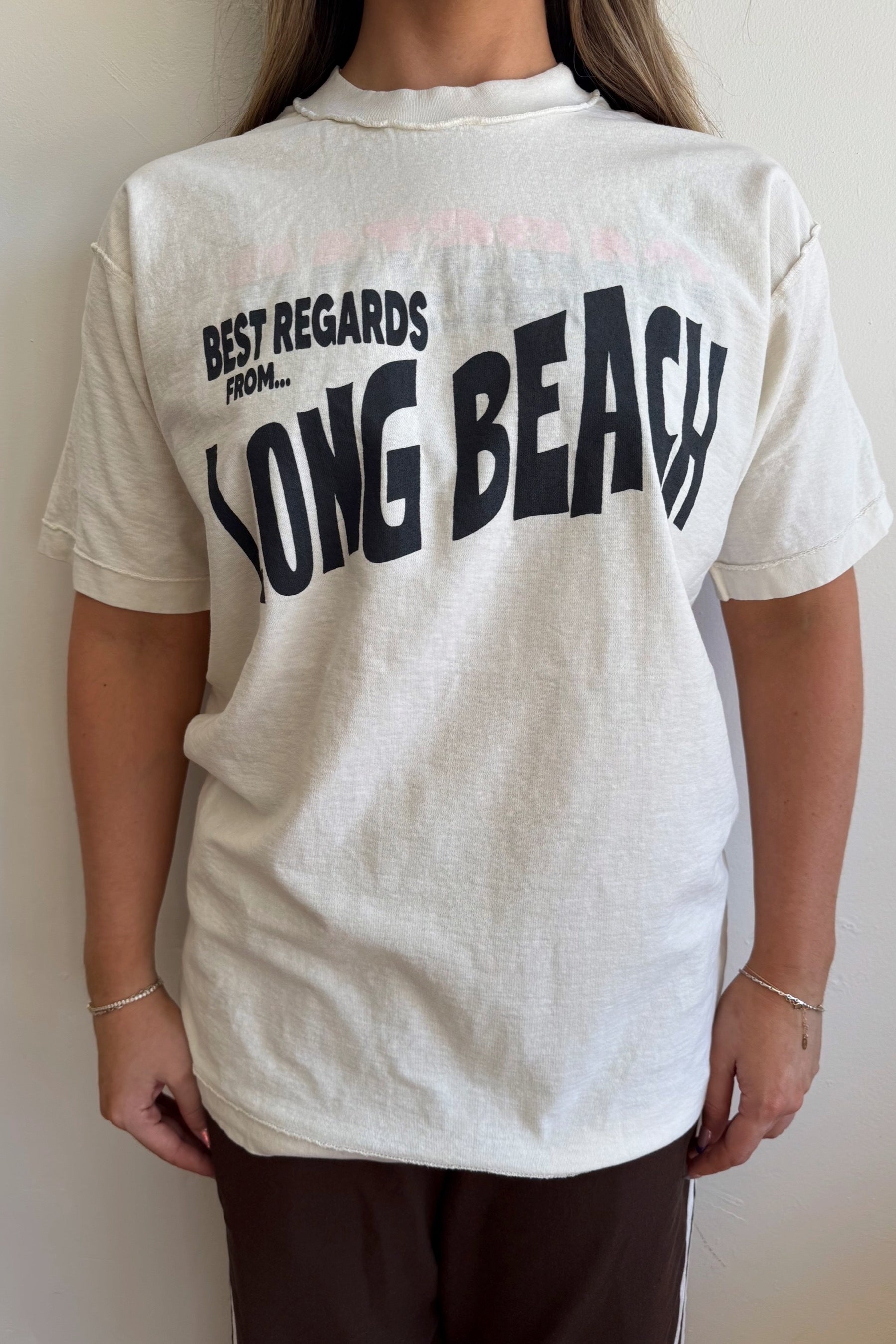 White Postcard LB Tee 002