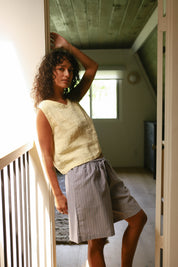 Sunbleached Yellow Teton Tank