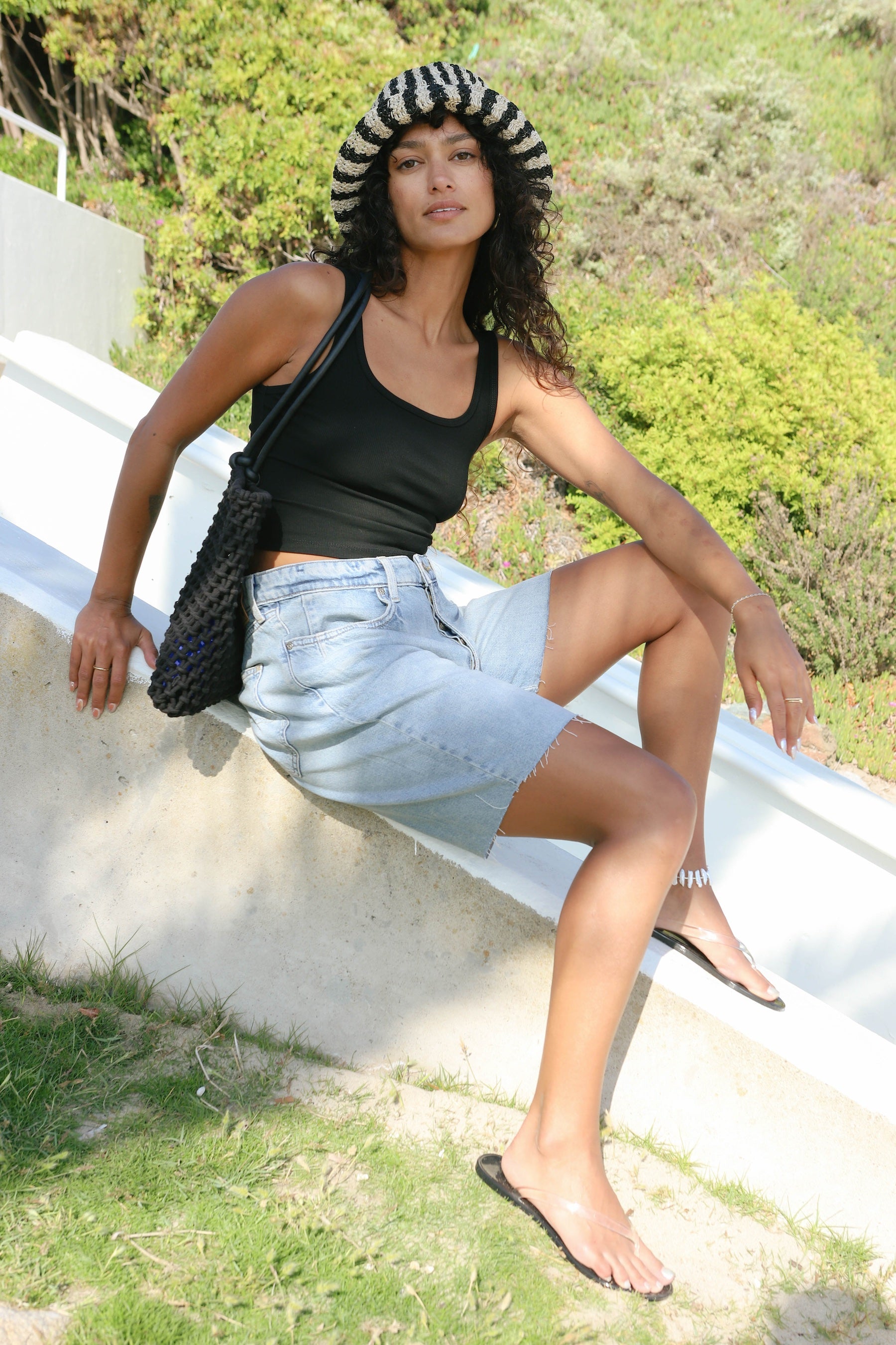 BERMUDA before a chain 未開封 Warm Days Slouch Bermuda – Prism Boutique