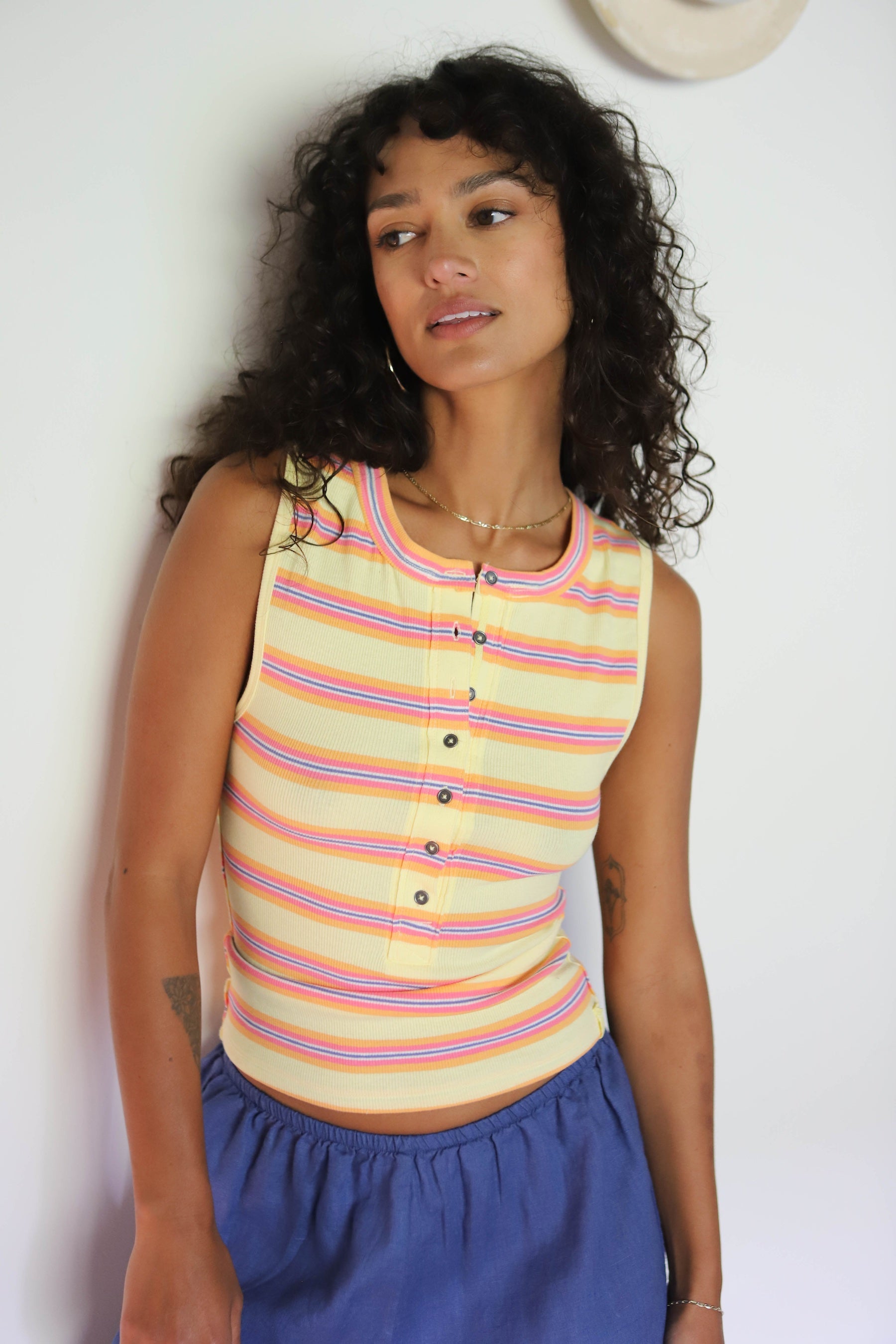 Lapis Linen Short