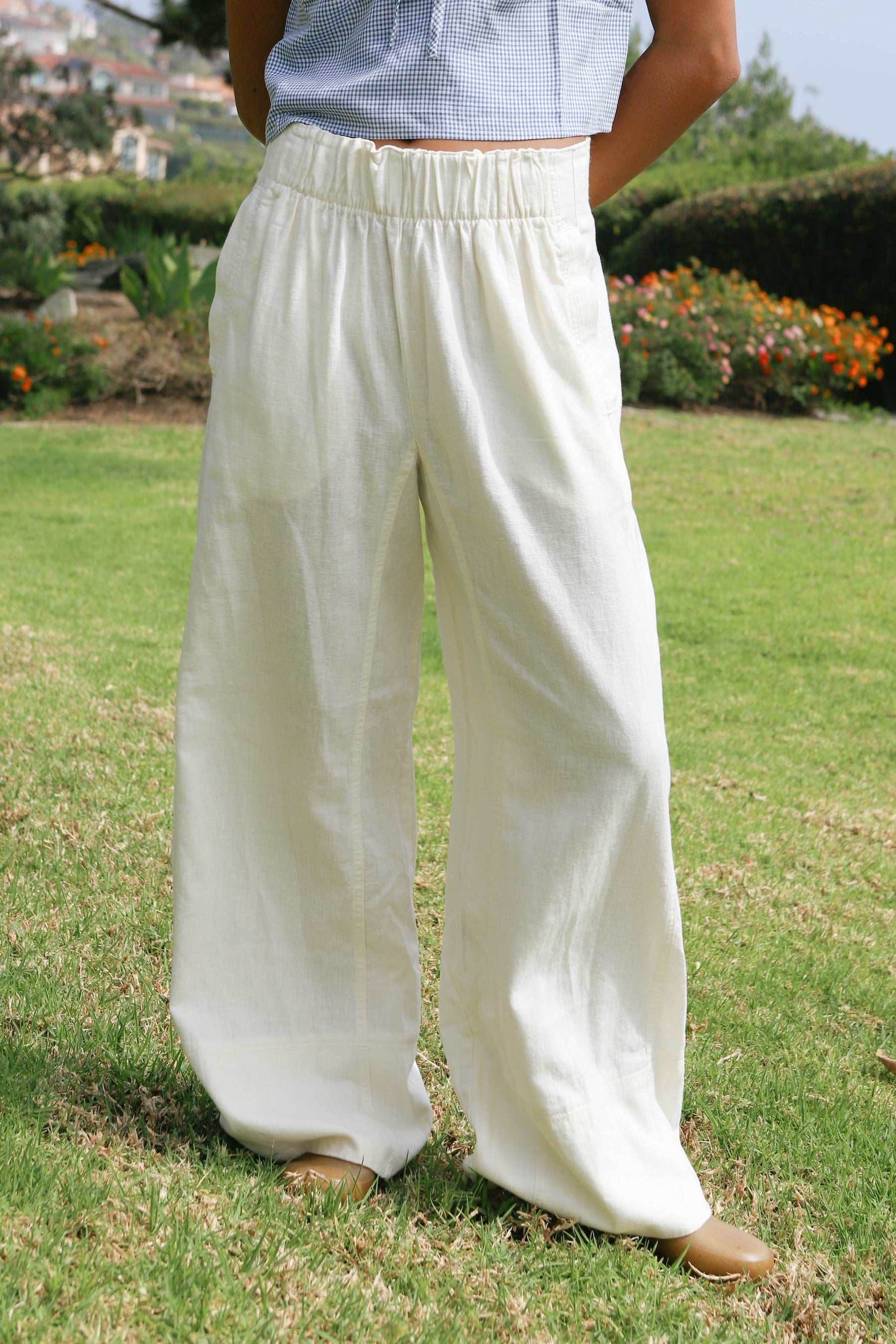 Ivory Days End Linen Pant – Prism Boutique