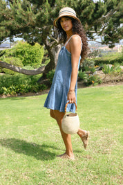 Cream Bamboo Pot De Miel Bag
