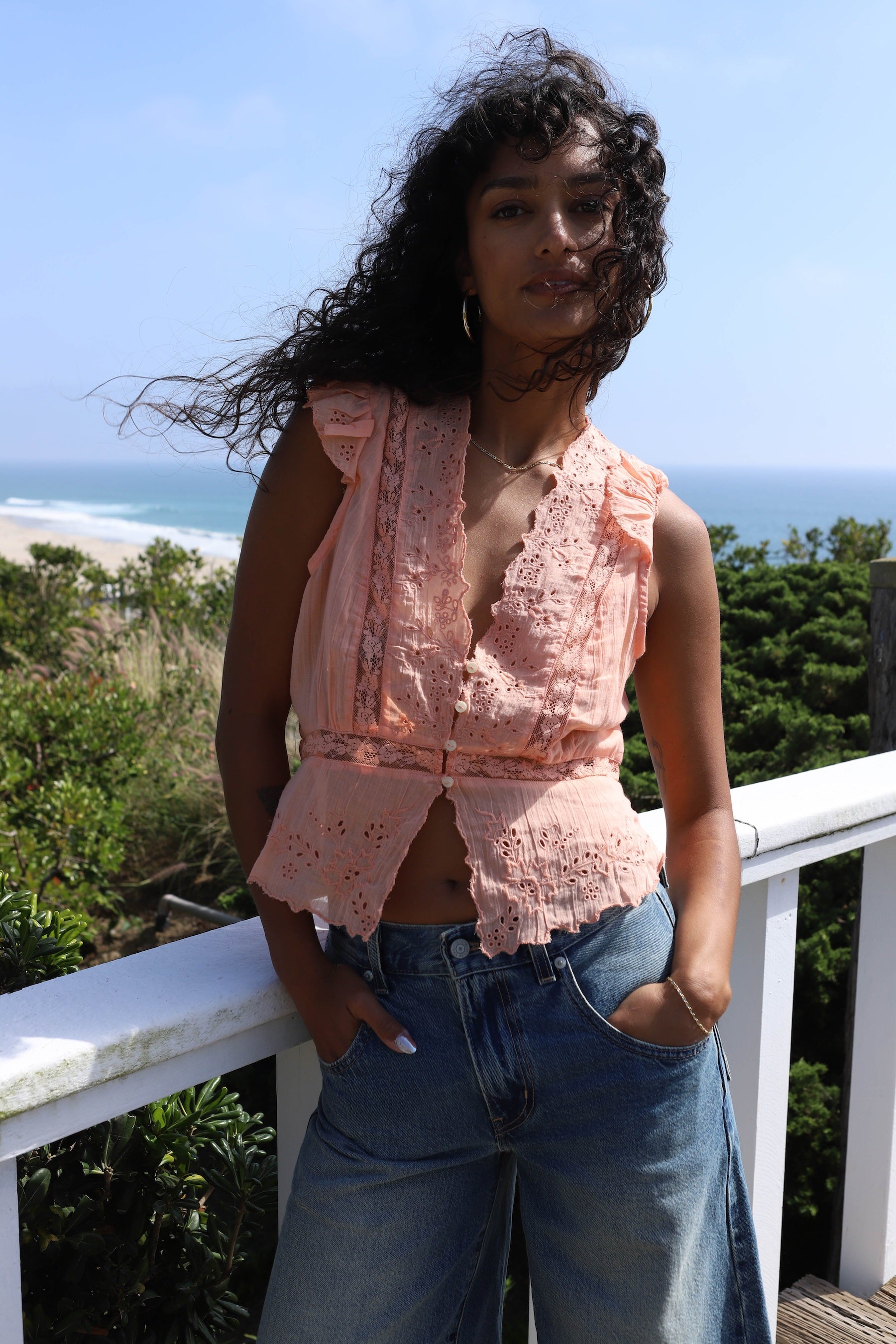 Peachie Day Dreamer Top
