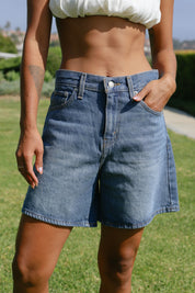 Worn Memory High Rise Baggy Short