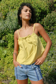 Yellow Bow Top