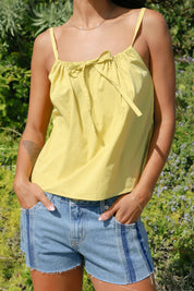 Yellow Bow Top