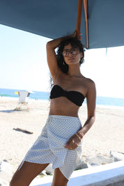Polka Dot Wrap Skirt