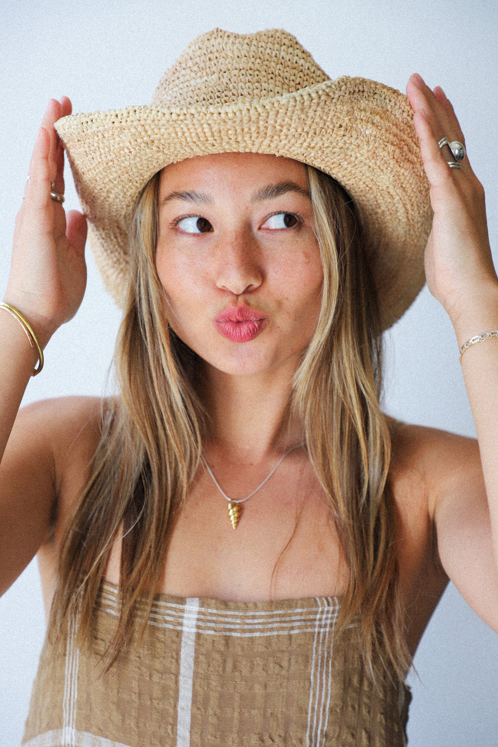 Natural Raffia Cowboy