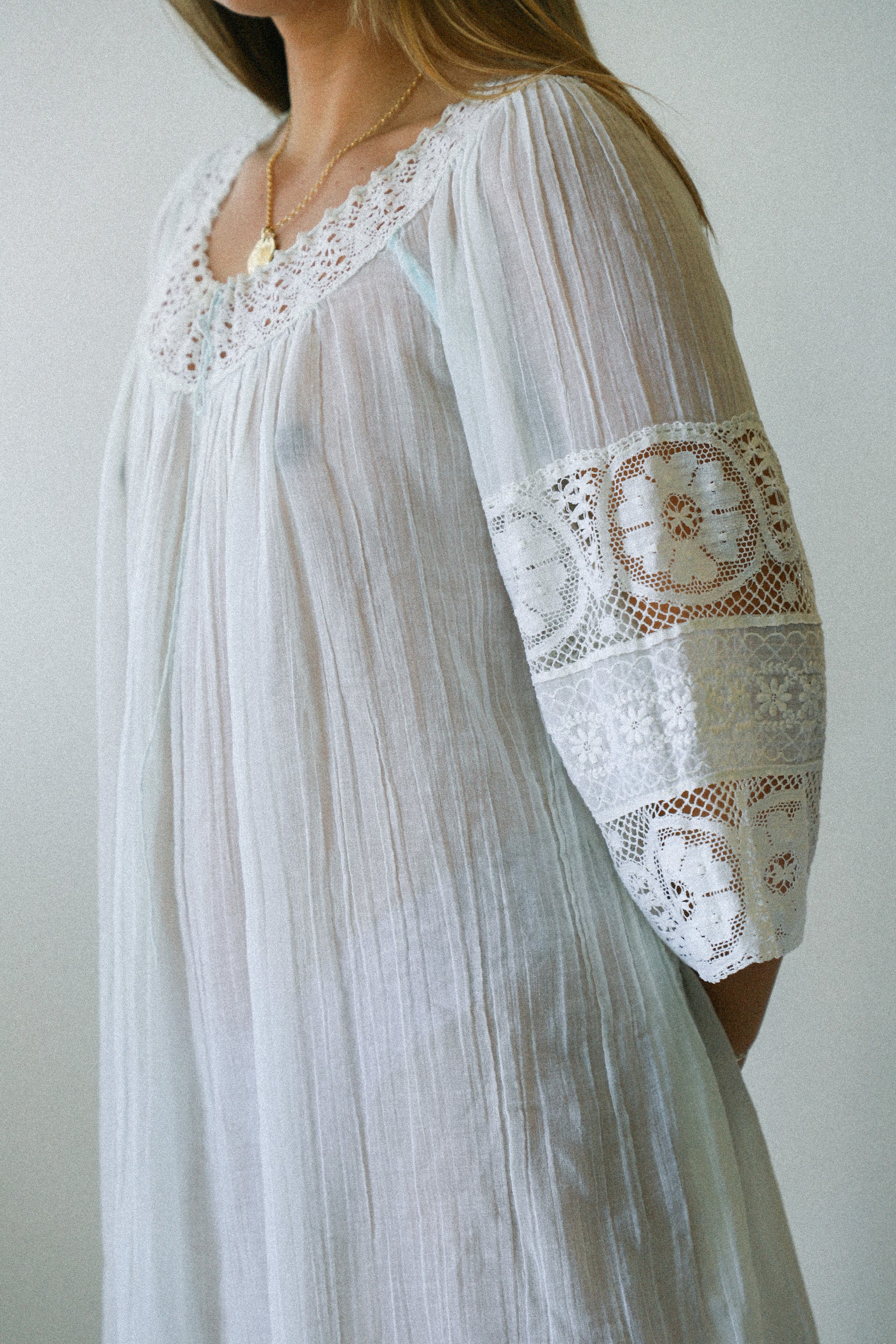 dior crochet dress Christian Dior Embellished Crochet Dress - Blue Dresses, Clothing - CHR106359