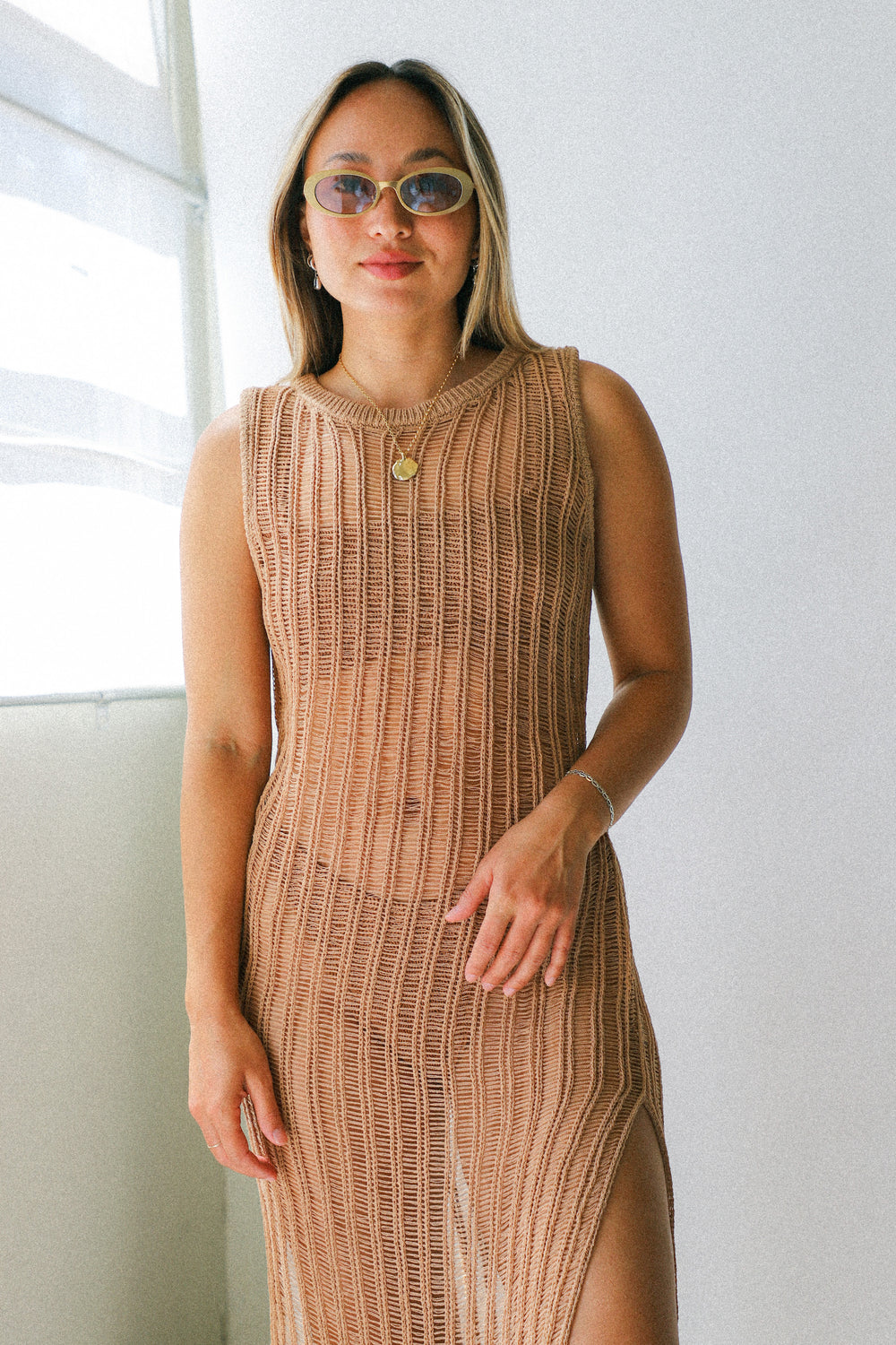 Toast Crochet Maxi Dress