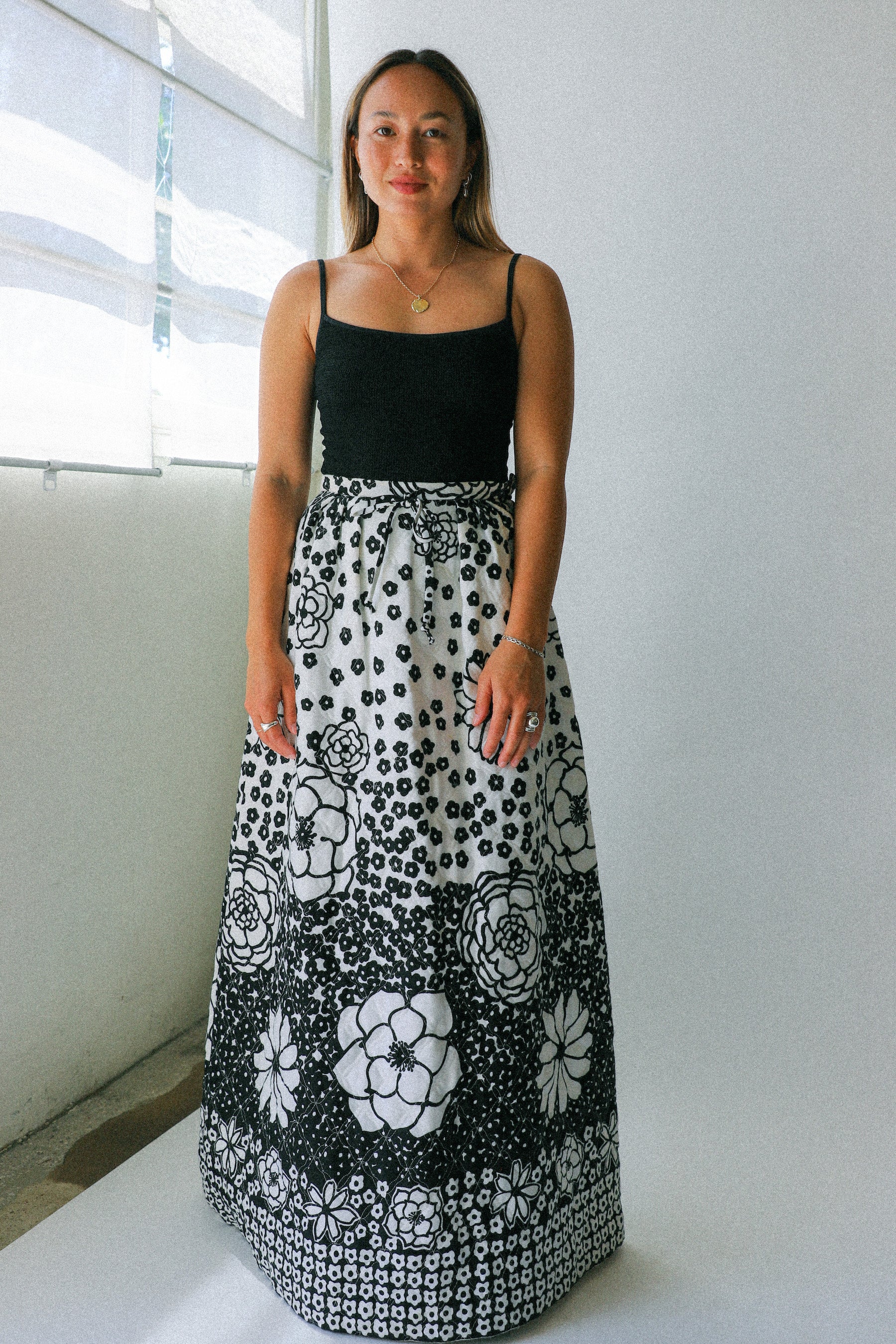 60s Quilted Flower Skirt