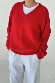 Red James Mohair Sweater