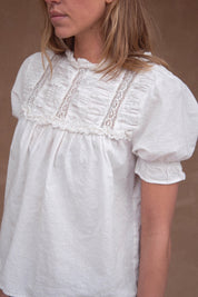 White Jane Blouse