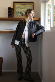 Black Hera Vegan Leather Jacket