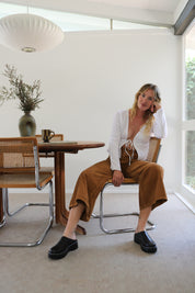 Teddy Cord Tomboy Flare