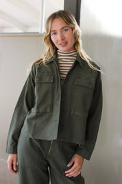 Oak Moss Utility Overshirt