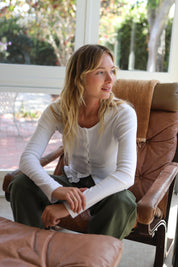 White Sophie Cardigan