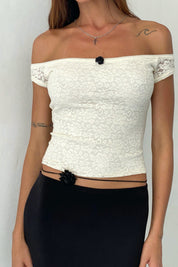 Rose Lace Lonnie Top
