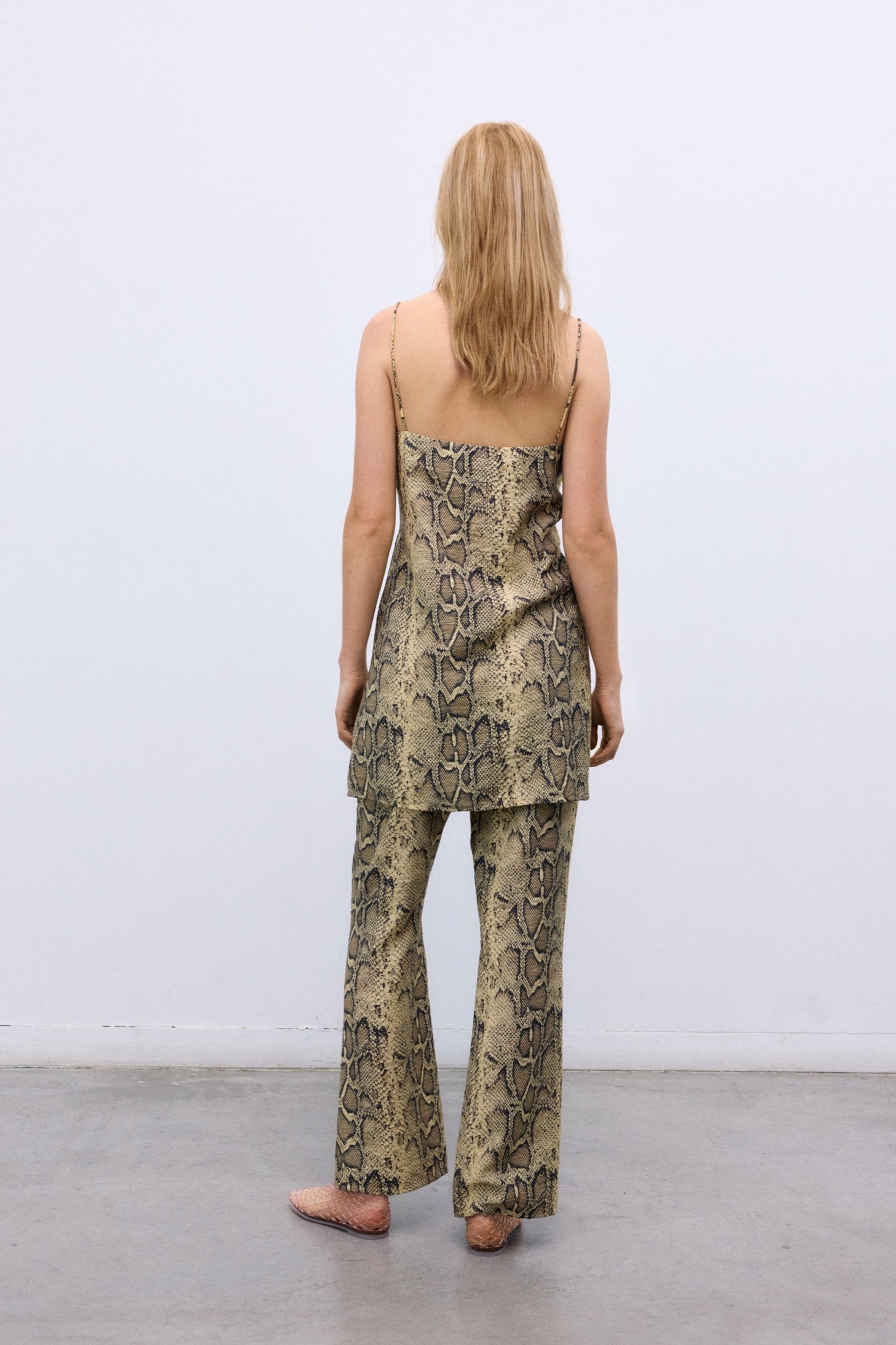 Snakeskin Nettle Mini Dress