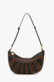 Black + Chocolate Lune Sunburst Bag