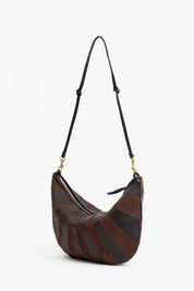 Black + Chocolate Lune Sunburst Bag