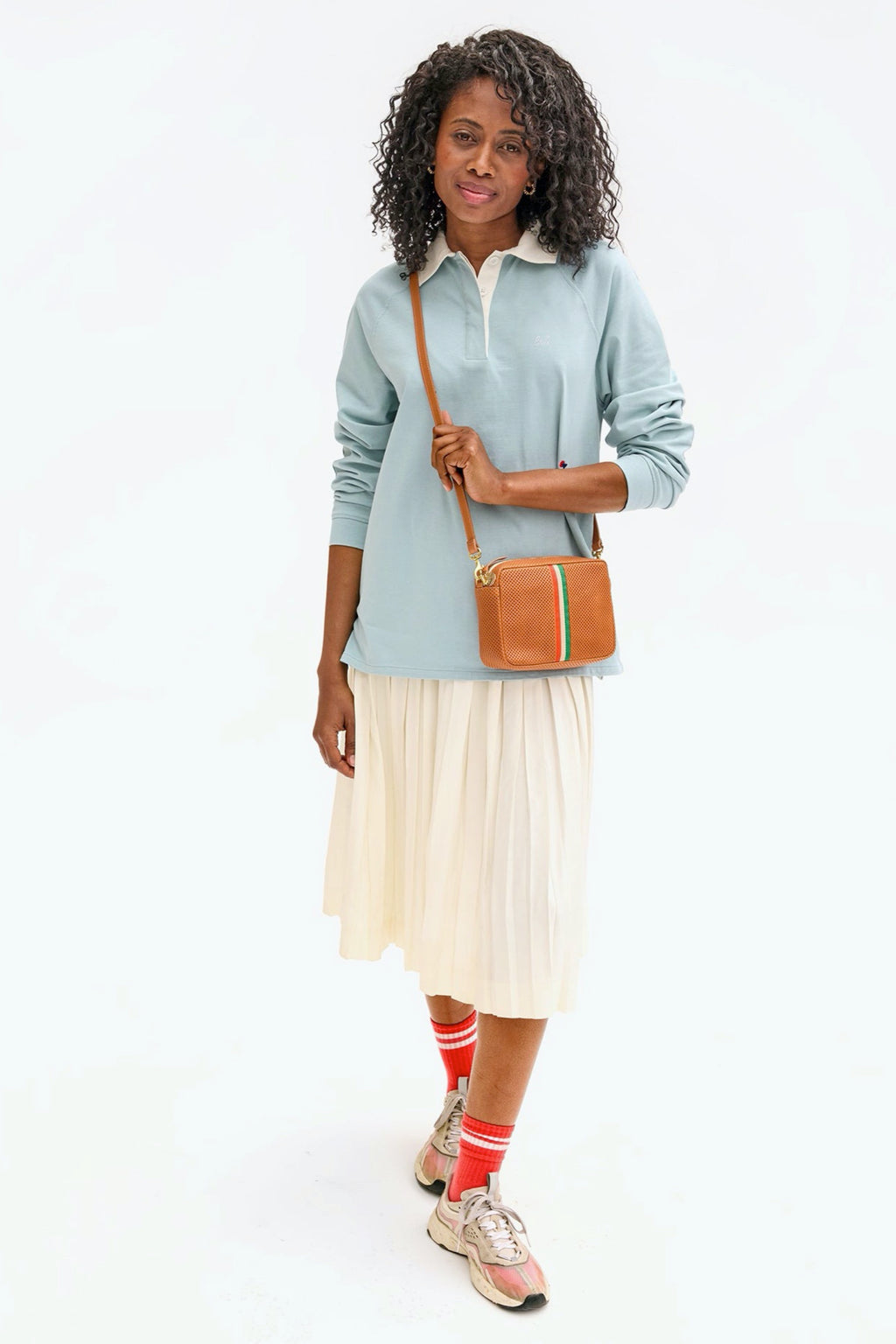 Poppy & Emerald Inlay Midi Sac – Prism Boutique