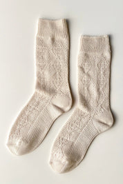 Oyster Eyelet Sock