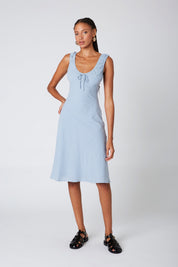 Chambray Geranium Dress
