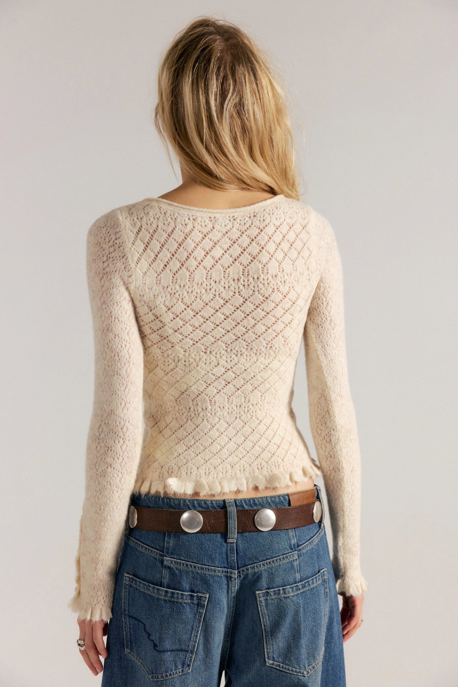 Winter Heather Love Cardi