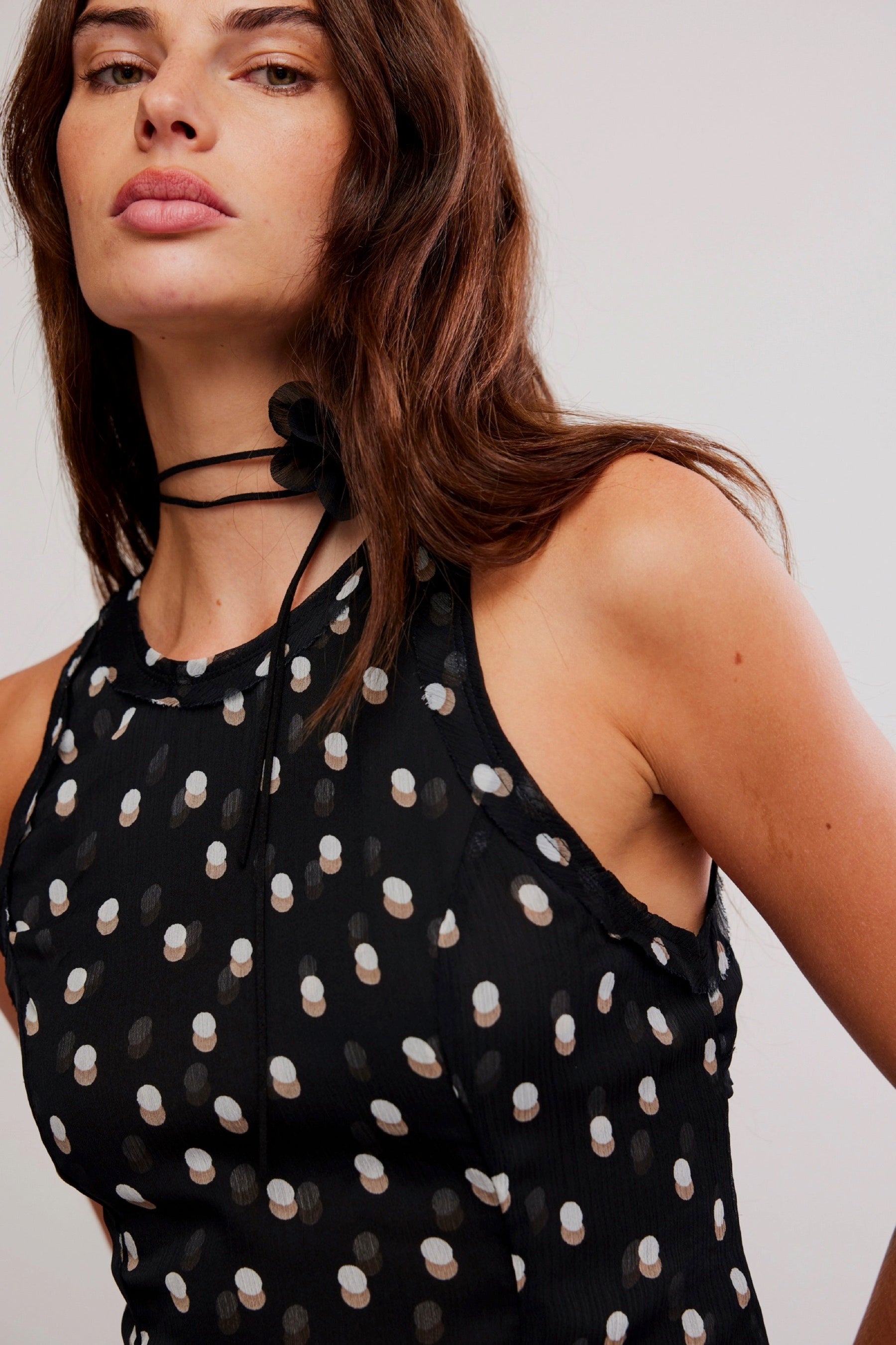 Night Raven Printed Mini Dress