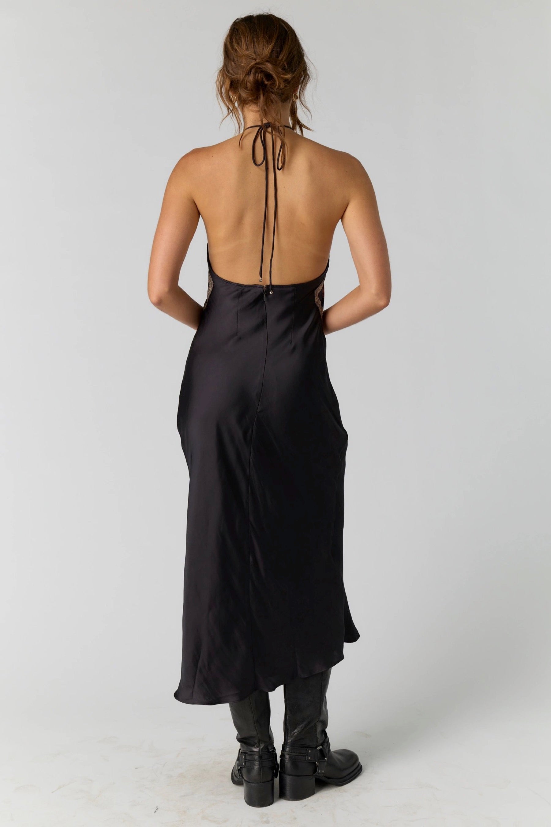 Espresso Citrine Midi Dress