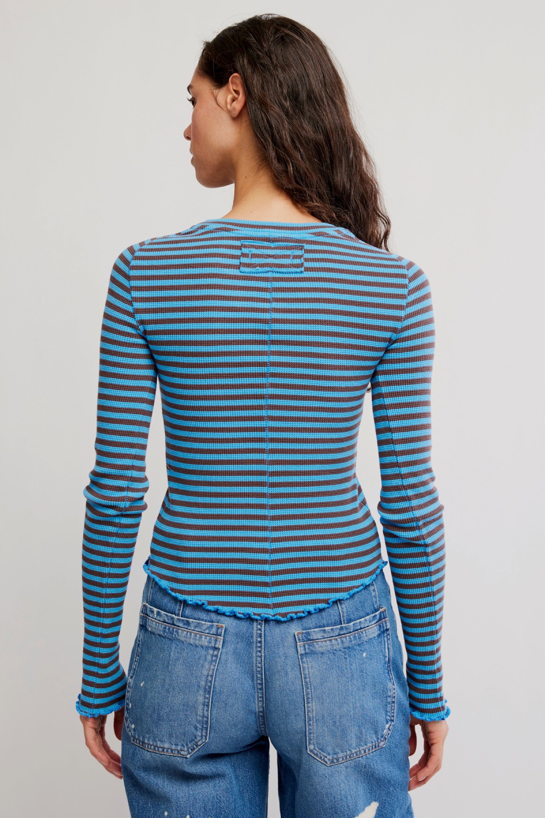 Blue Stripe Easy Does It Tee