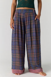 Midnight Plaid One & Done Pant