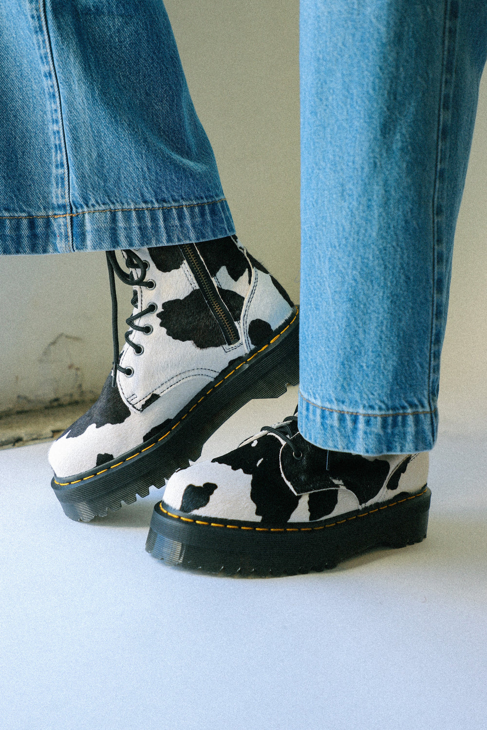 Cow Print Jadon Boot