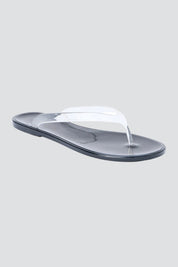 Clear Black Olsen Sandal