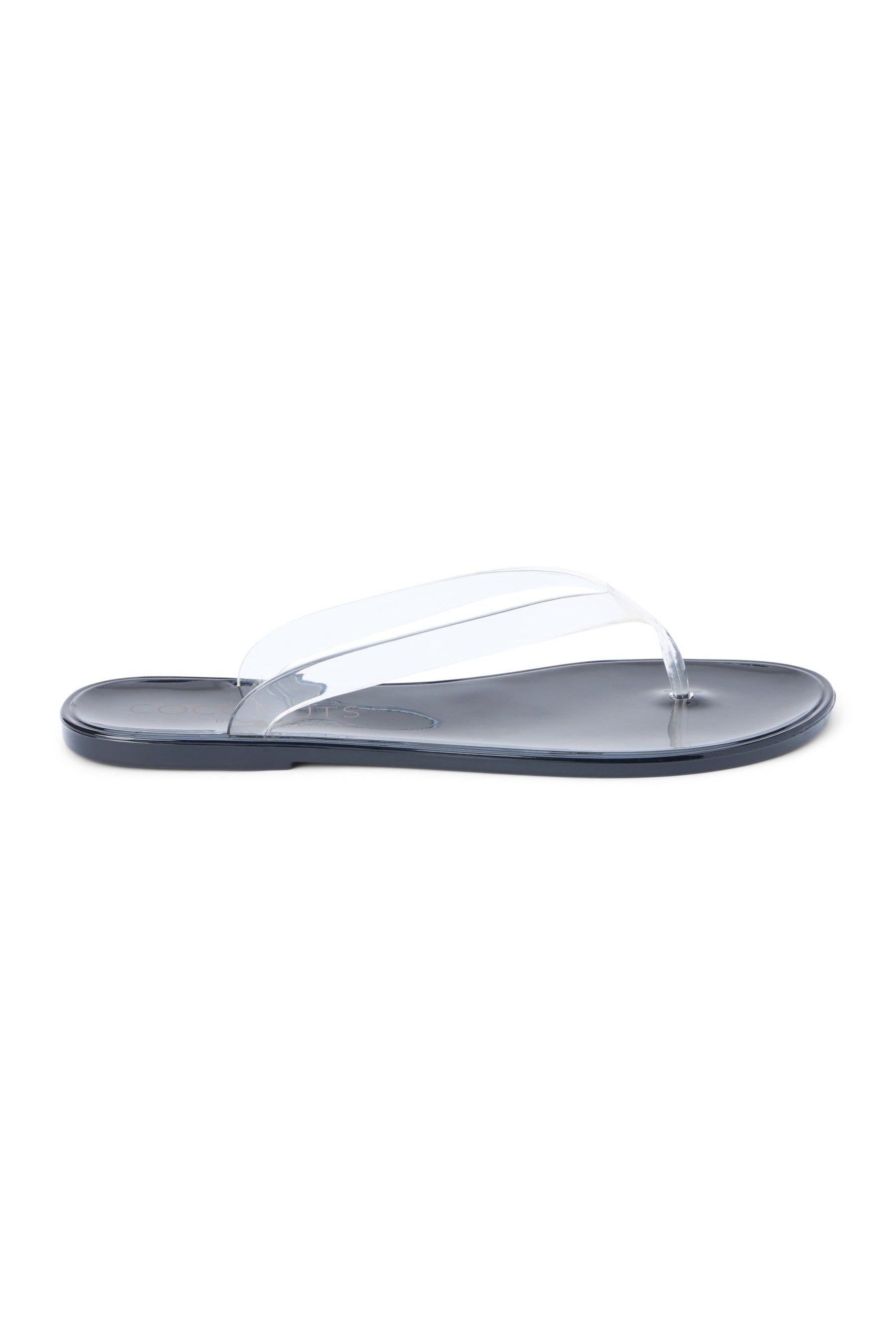 Clear Black Olsen Sandal