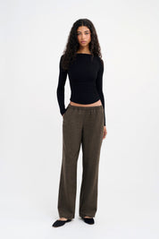 Micro Check Off Duty Pant
