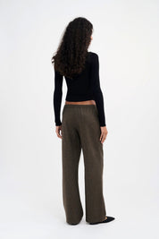 Micro Check Off Duty Pant