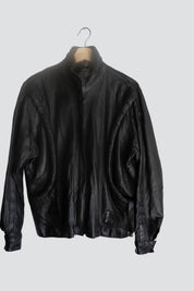 1980s Black Leather Jacket