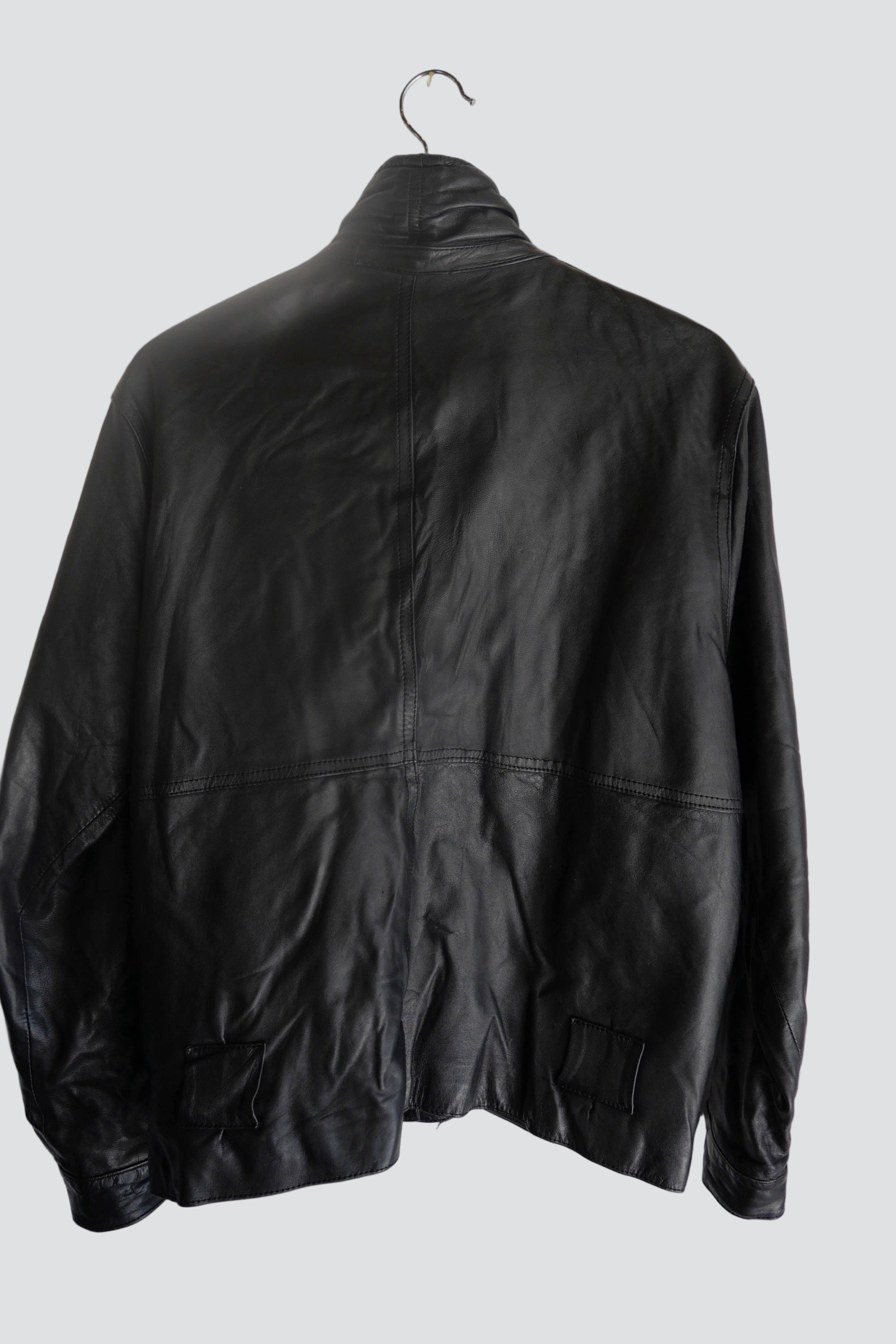 1980s Black Leather Jacket